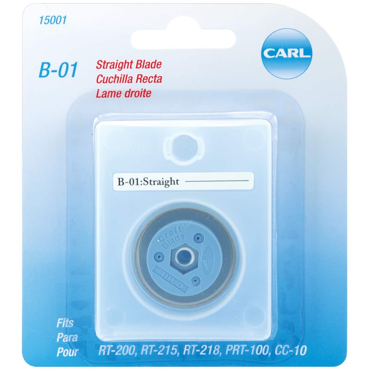 Carl® Professional Rotary Trimmer Straight Replacement Blade For RT-200